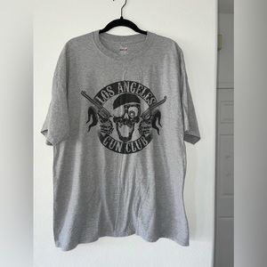 Grey 2X LA Gun Club Tshirt